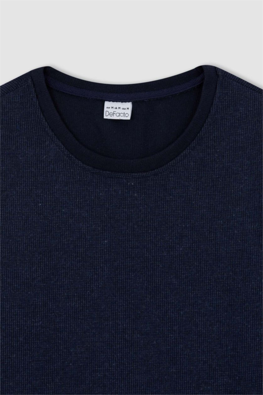 MAN NAVY Slim Fit Long Sleeve Body