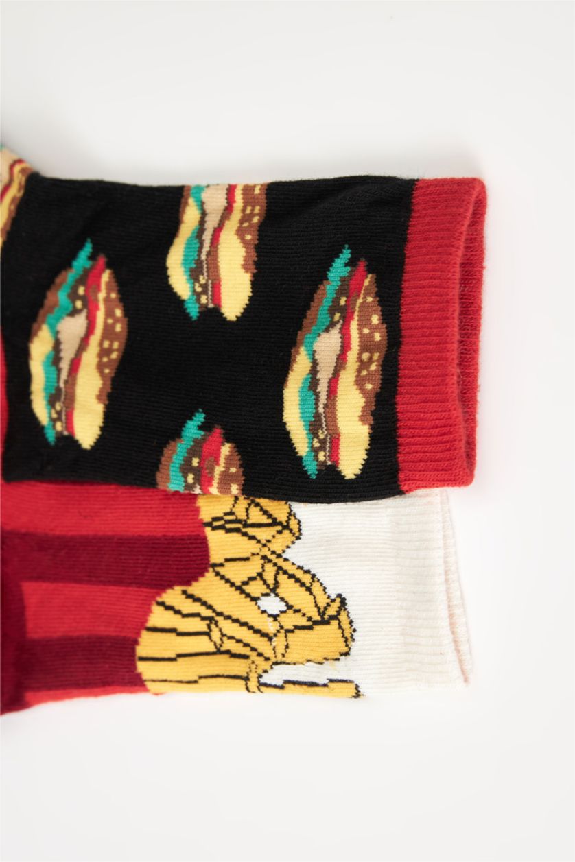 Kadın Karma Kadın 2'li Pamuklu Eğlenceli Çoraplar