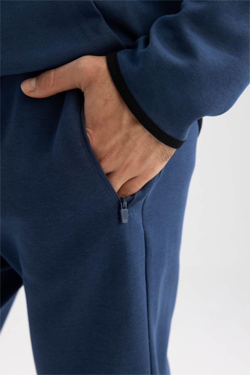 رجال نيلي بنطلون جوجر ولادي سليم فيت