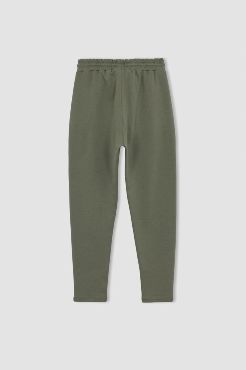 رجال كاكي فاتح سروال رياضي سليم فيت ستاندارت