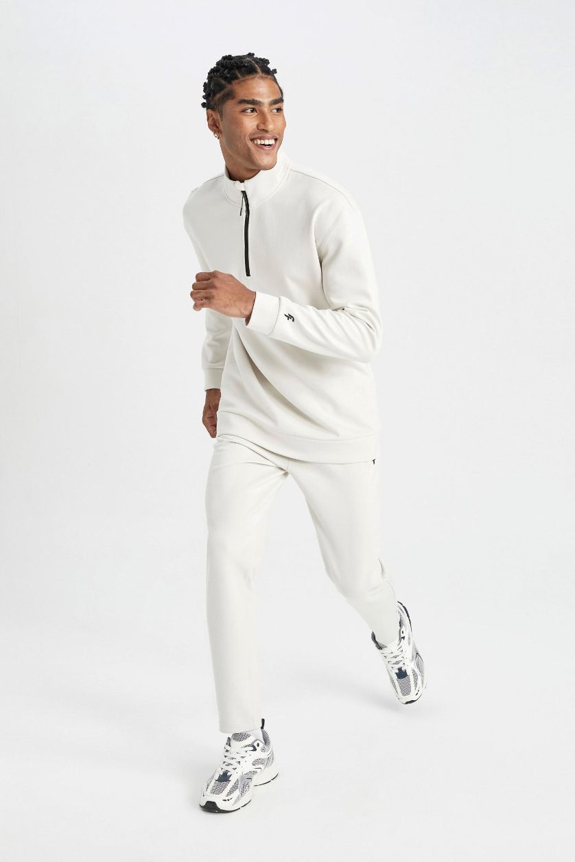 رجال اللون الحجري بنطلون بجامة رياضي سليم فيت من DeFactoFit