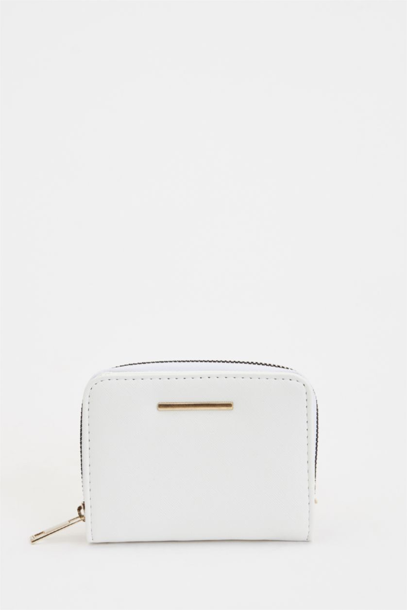 نساء أبيض (000) محفظة نسائي جلد صناعي