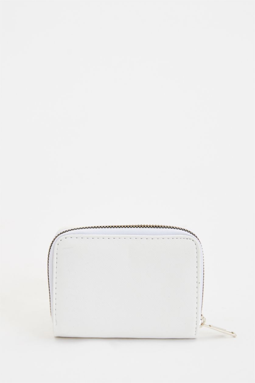 نساء أبيض (000) محفظة نسائي جلد صناعي