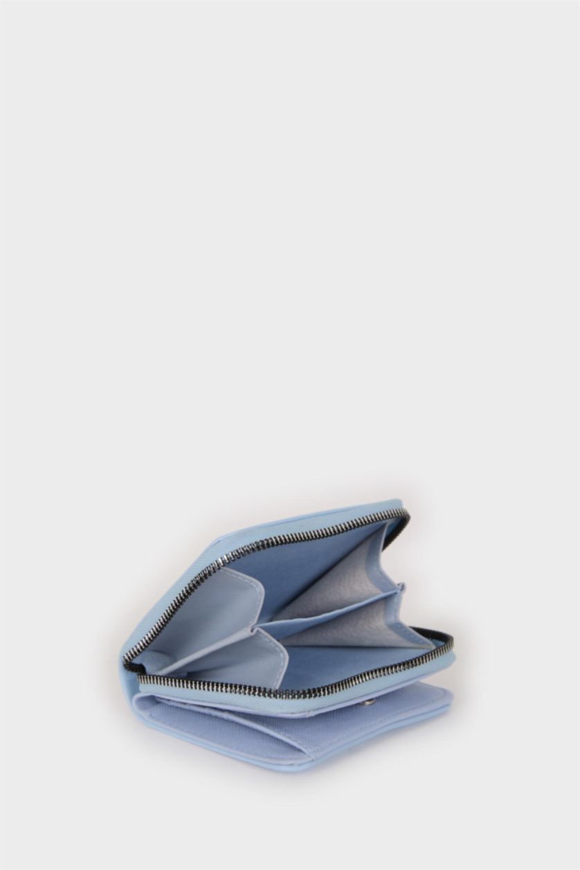 Kadın Mavi Kadın Suni Deri Cüzdan