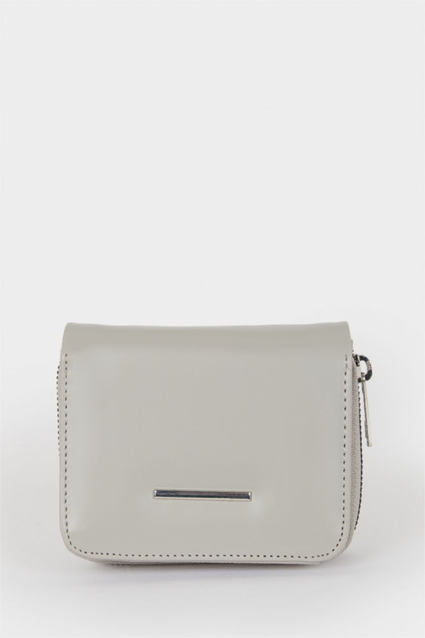 Kadın Gri Kadın Suni Deri Cüzdan