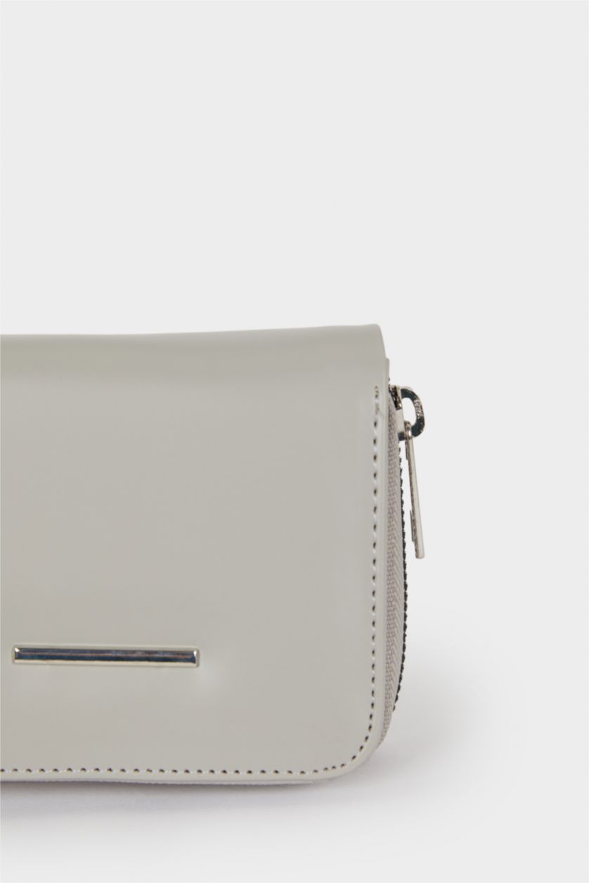 Kadın Gri Kadın Suni Deri Cüzdan