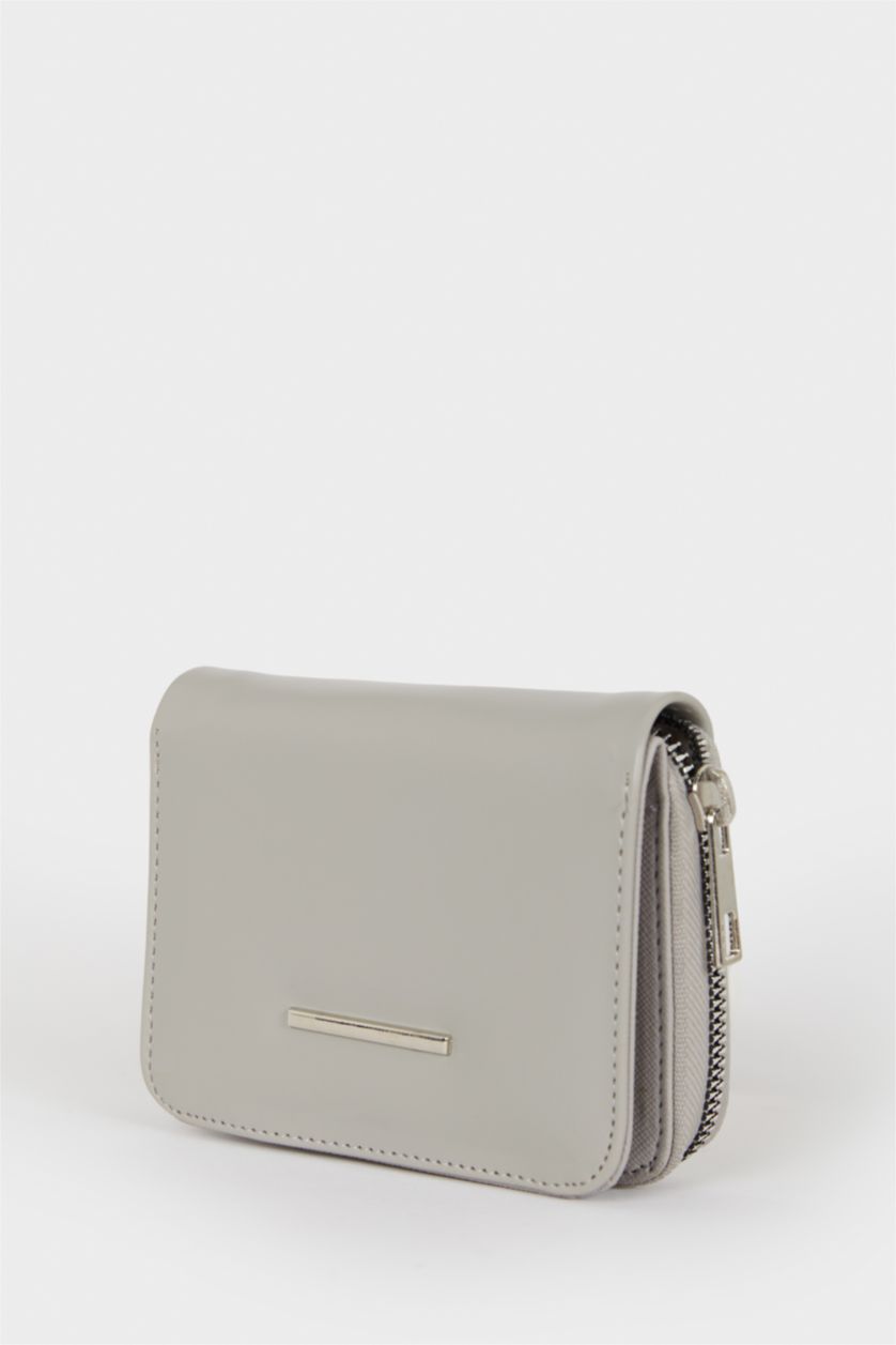 Kadın Gri Kadın Suni Deri Cüzdan