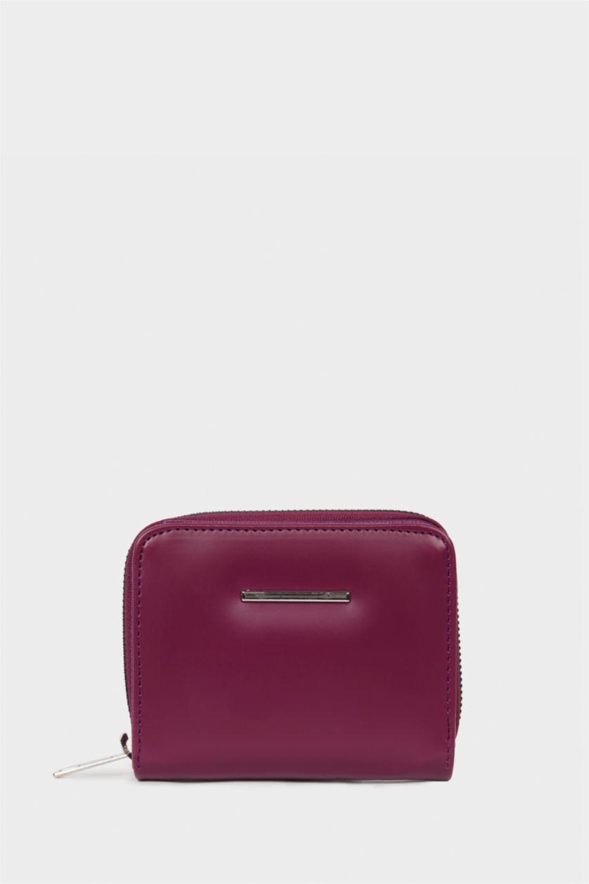 Kadın Mor Kadın Suni Deri Cüzdan