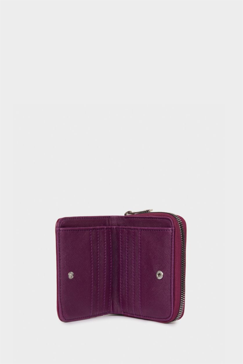 Kadın Mor Kadın Suni Deri Cüzdan