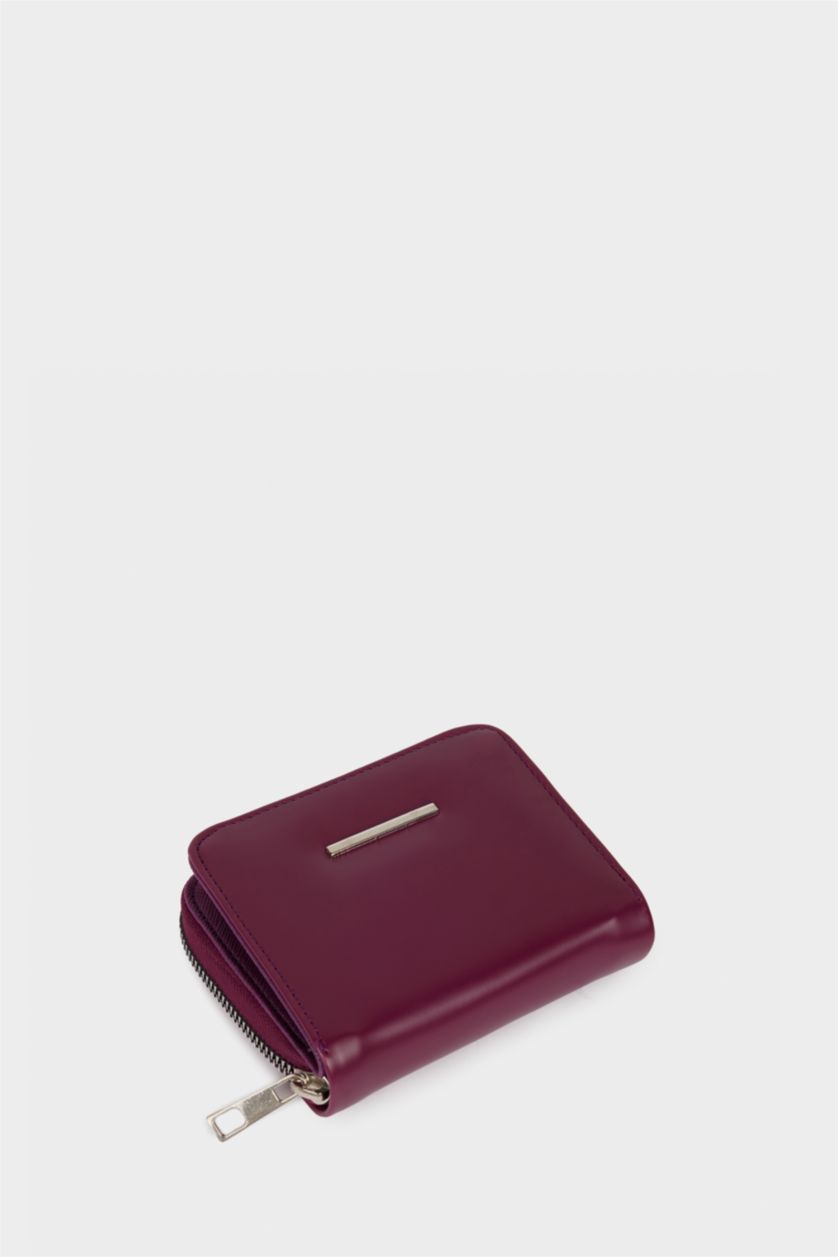 Kadın Mor Kadın Suni Deri Cüzdan