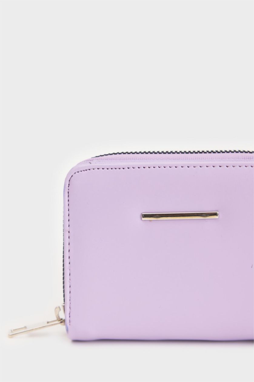 Kadın Açık Lila Kadın Suni Deri Cüzdan