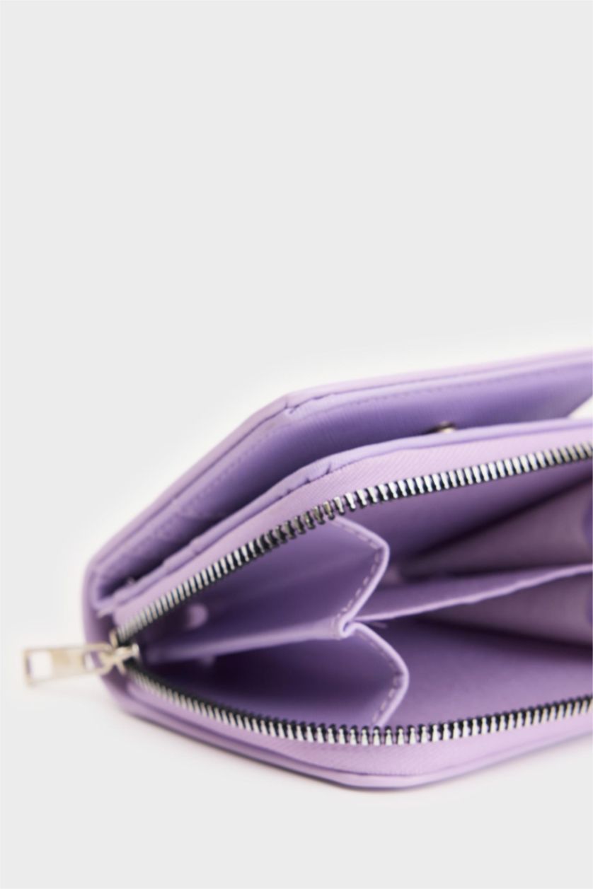 Kadın Açık Lila Kadın Suni Deri Cüzdan