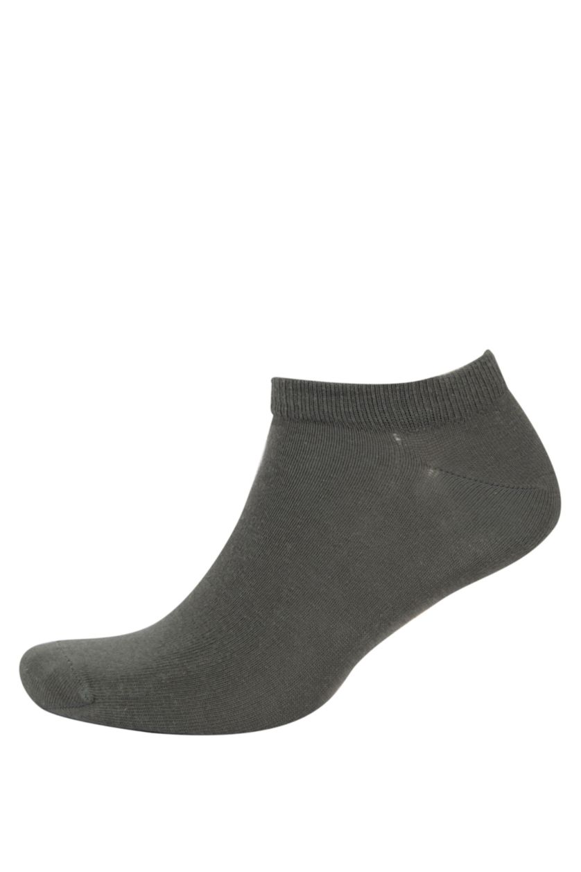 Erkek Camel Erkek Basıc Düz 3'lü Pamuklu Patik Çorap