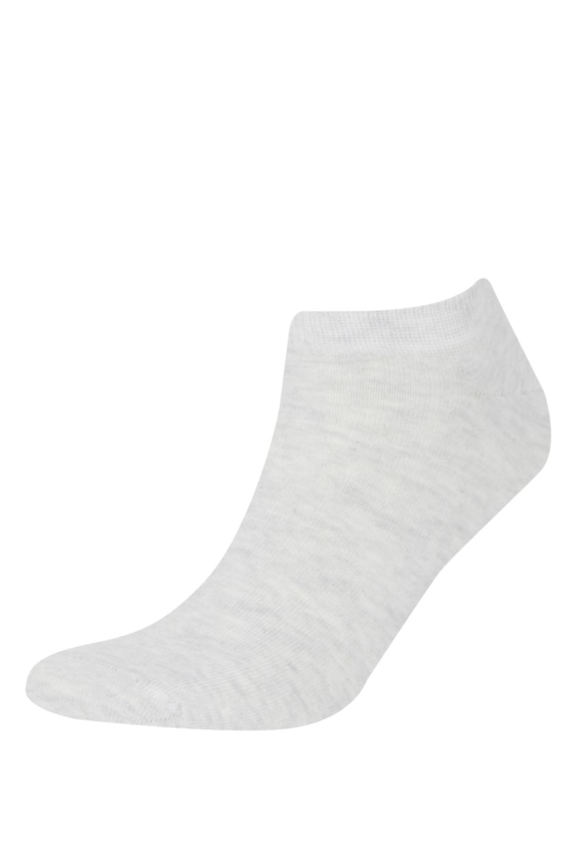 Erkek Karma Erkek Basıc Düz 3'lü Pamuklu Patik Çorap