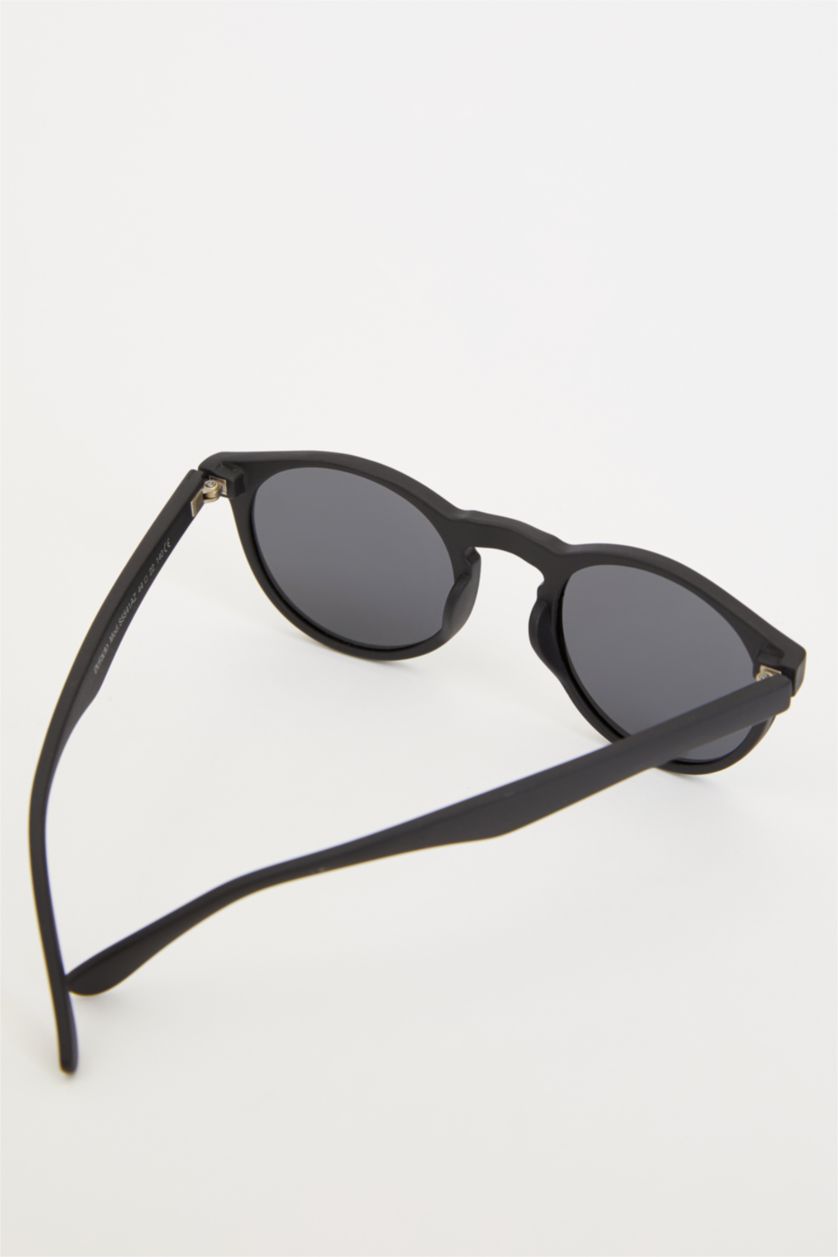 Kadın Siyah Yuvarlak Çerçeveli Güneş Gözlüğü