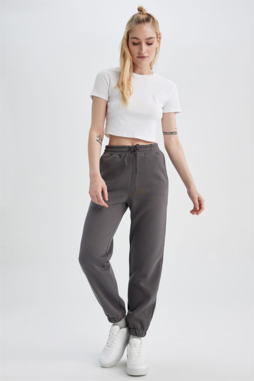 WOMAN Anthracite Standard Fit Jogger Sweatpants