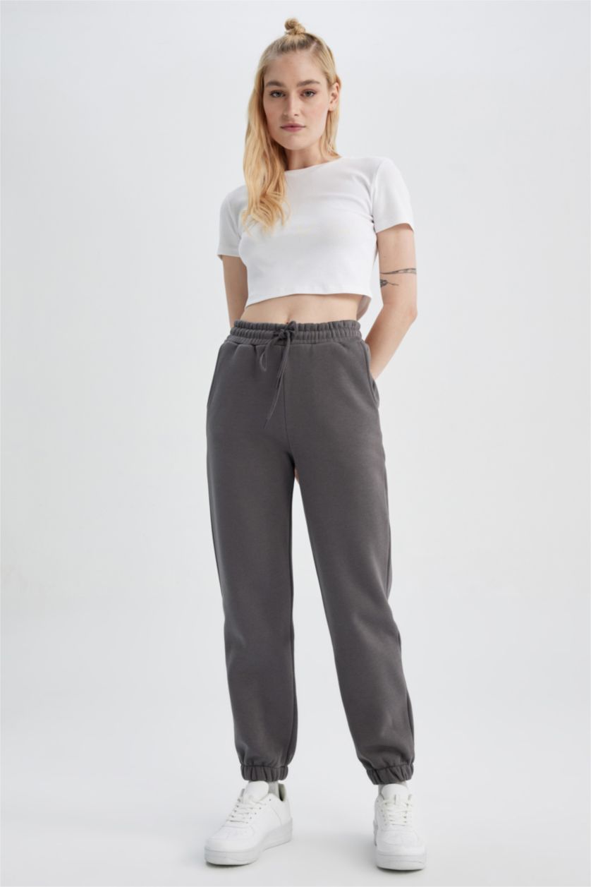 WOMAN Anthracite Standard Fit Jogger Sweatpants