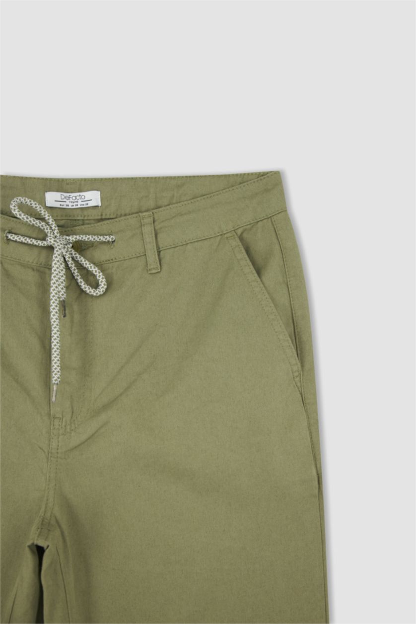 Мужчины Светлый хаки Брюки джоггеры