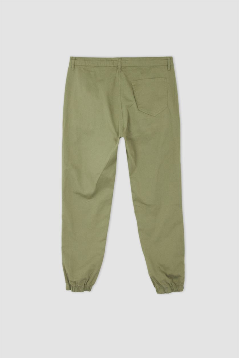 Мужчины Светлый хаки Брюки джоггеры