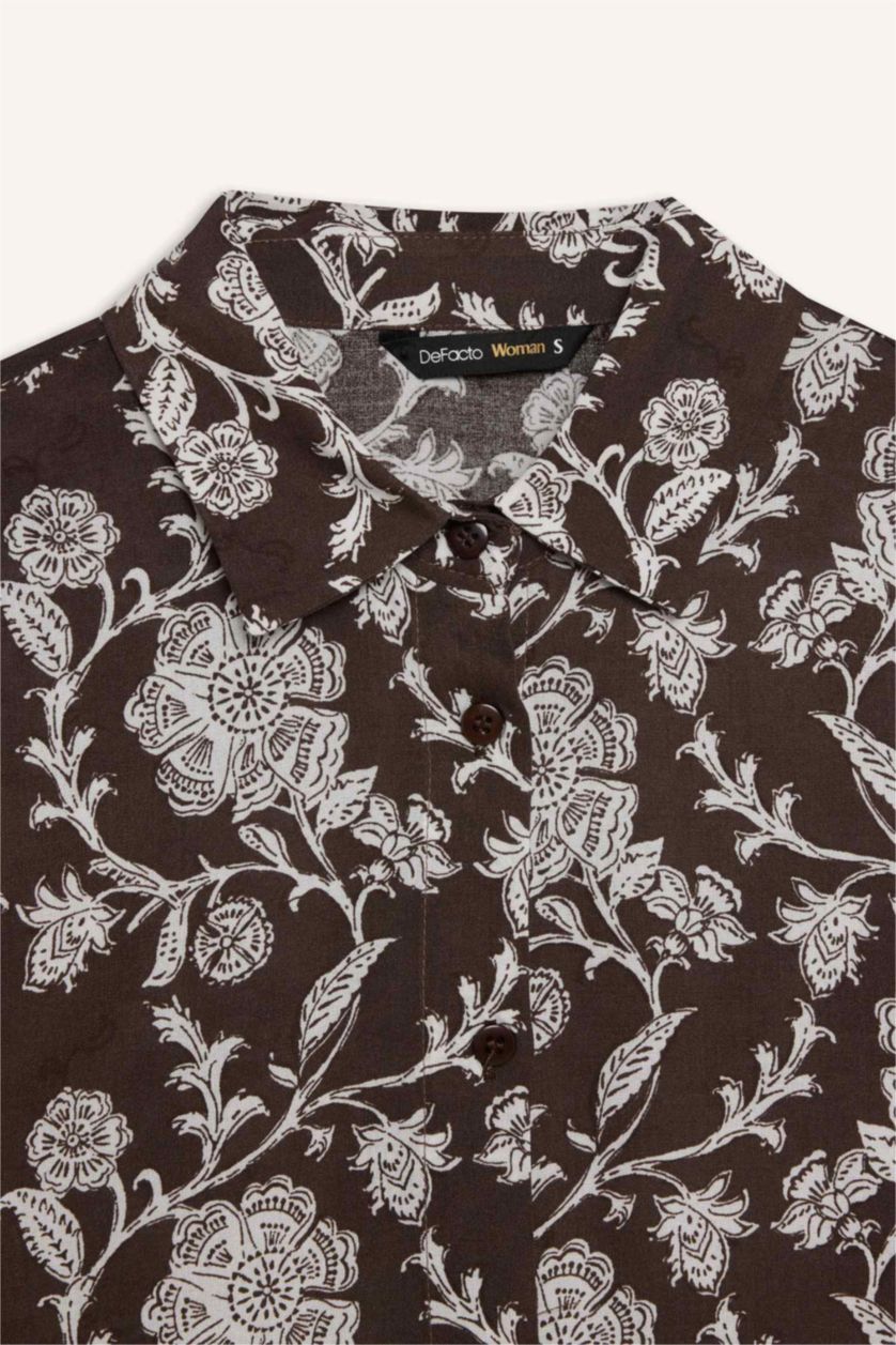 FEMME Marron Coupe large