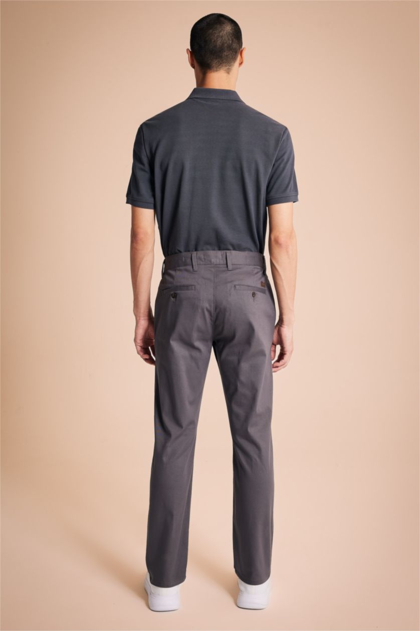 MAN Anthracite Regular Fit Chino Trousers