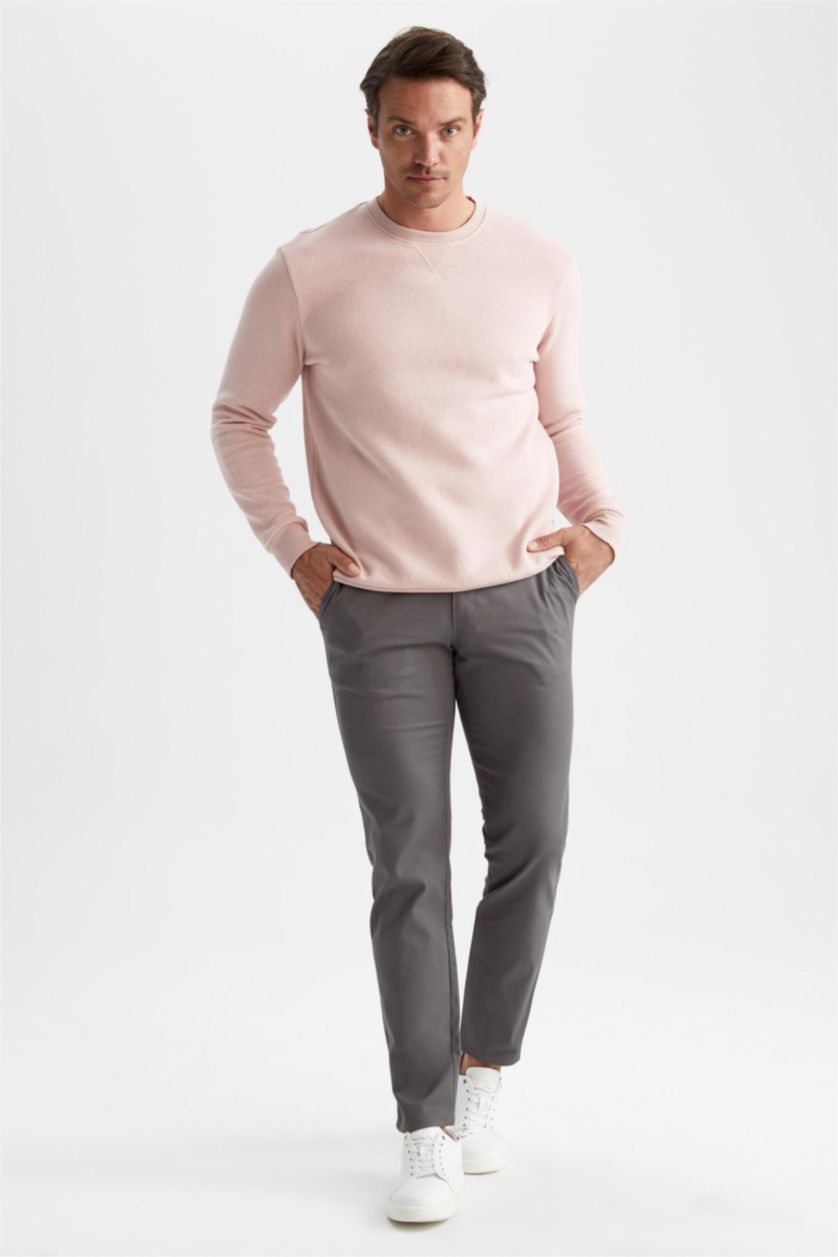 MAN Anthracite Regular Fit Chino Trousers