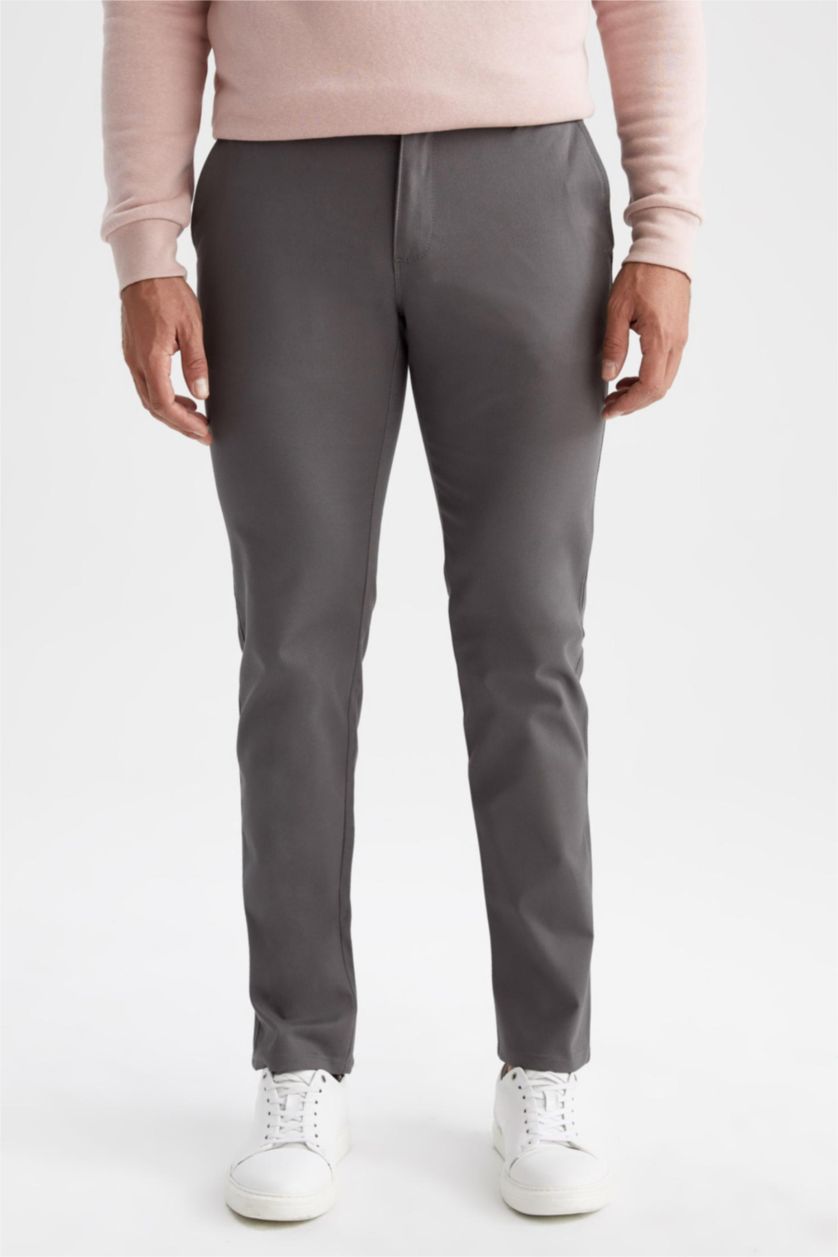 MAN Anthracite Regular Fit Chino Trousers