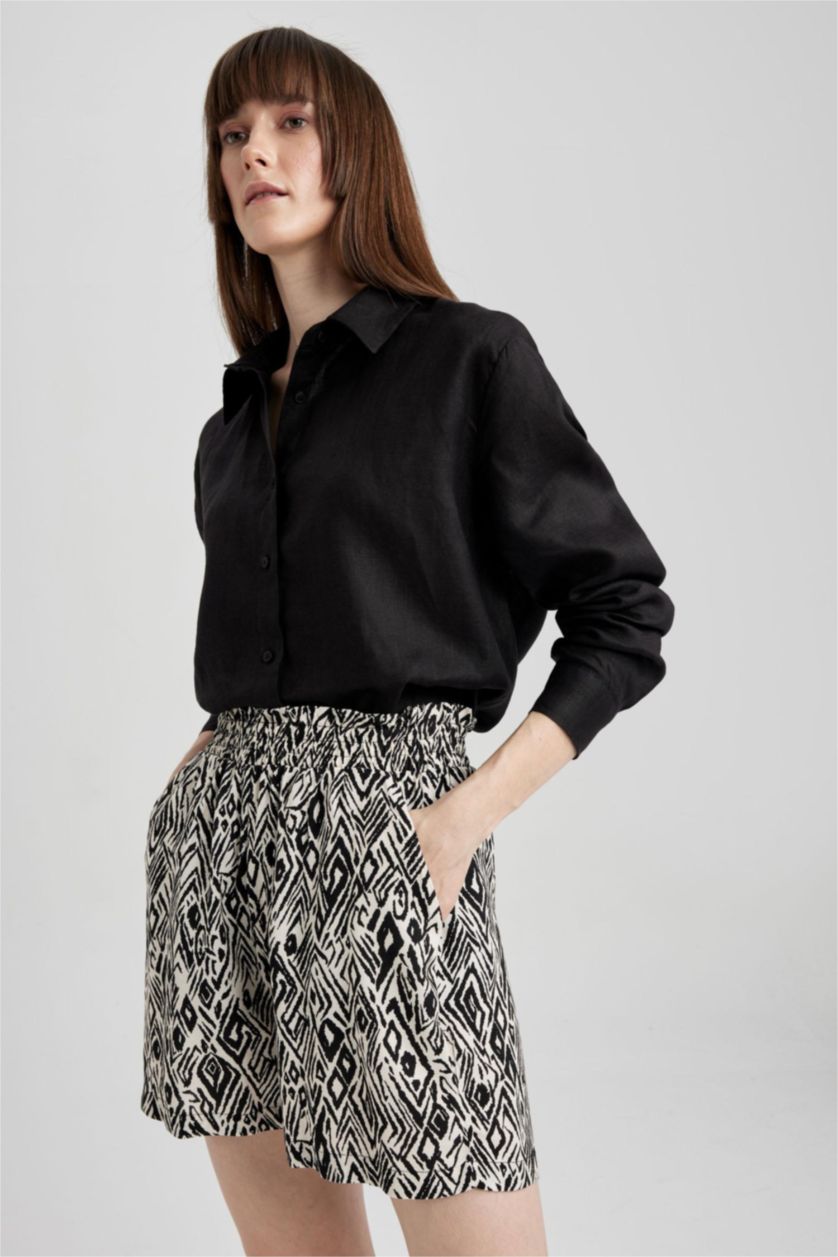 FEMME Noir Short Paperbag Paperbag Ourlet court