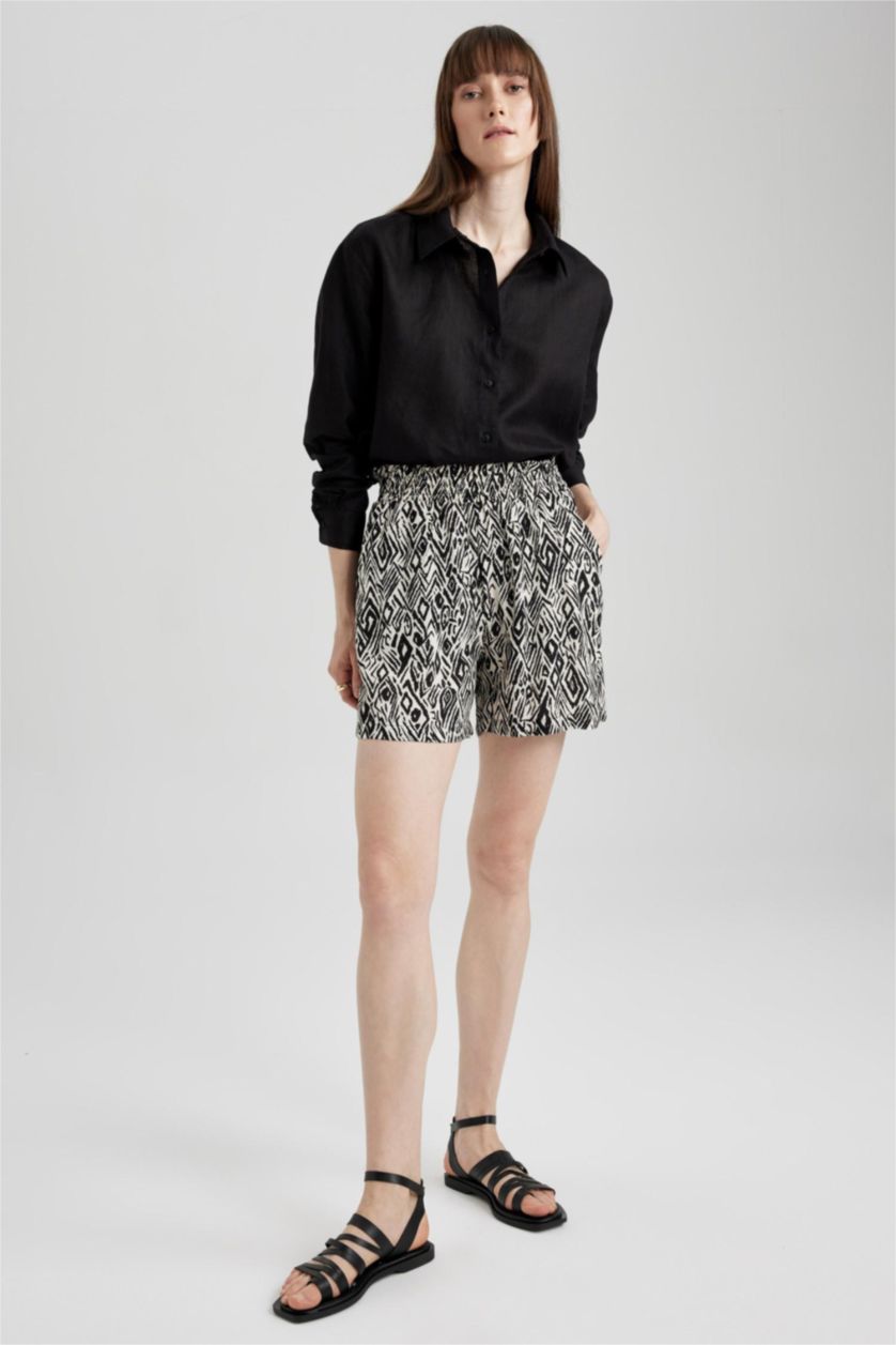 FEMME Noir Short Paperbag Paperbag Ourlet court