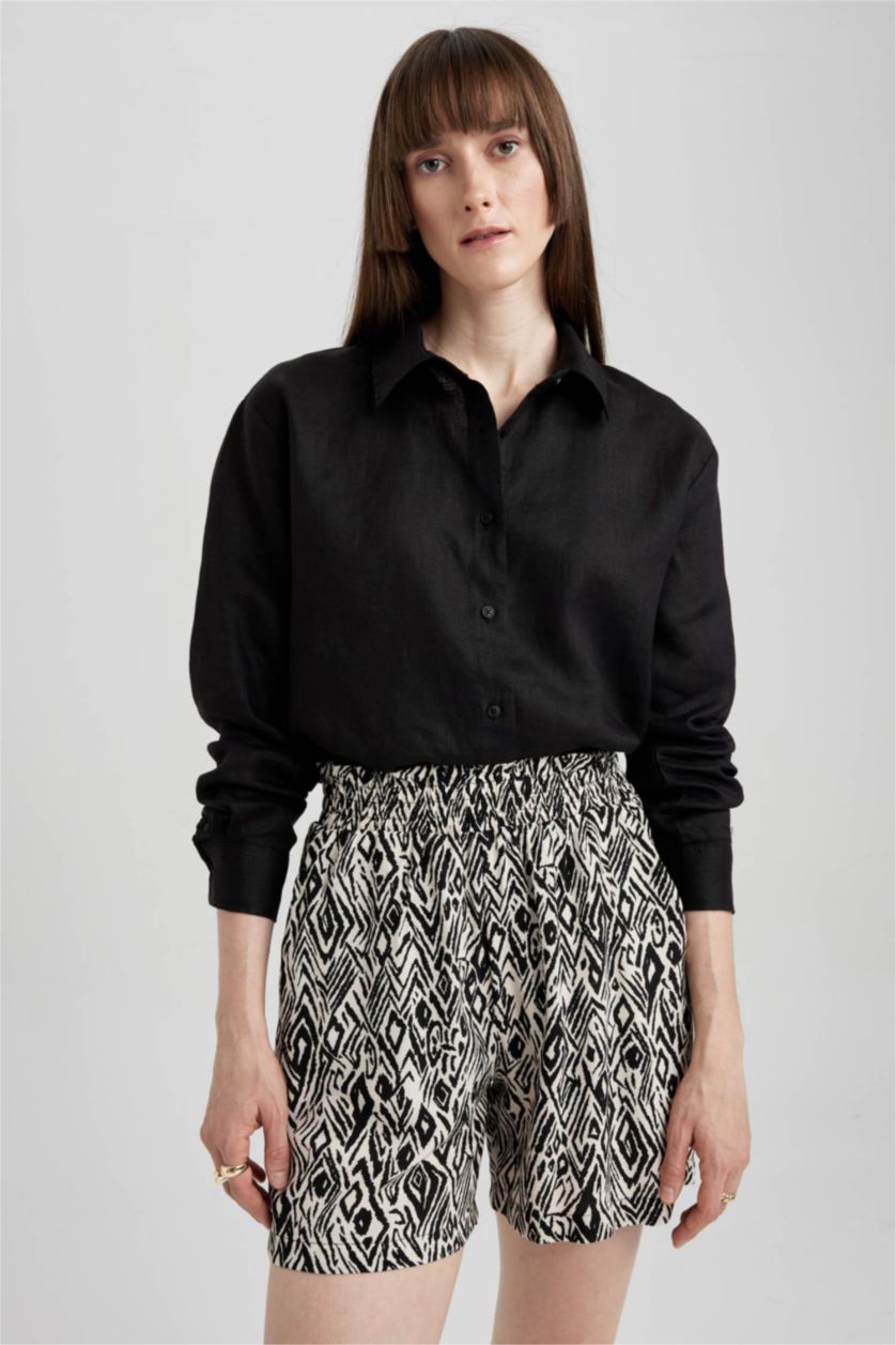 FEMME Noir Short Paperbag Paperbag Ourlet court