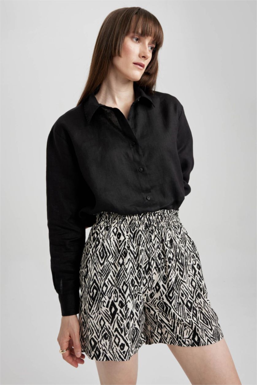 FEMME Noir Short Paperbag Paperbag Ourlet court