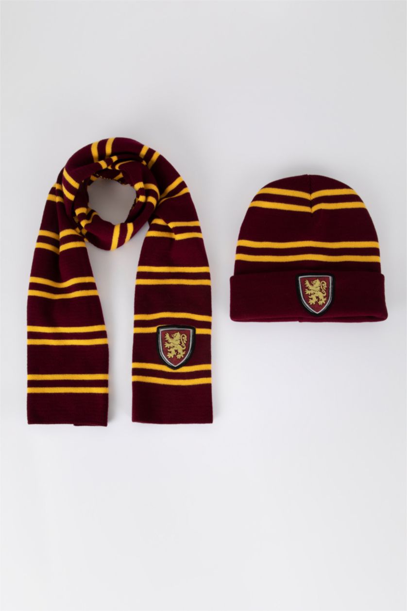 نساء خمري طقم سكارف من هاري بوتر من قطعتين