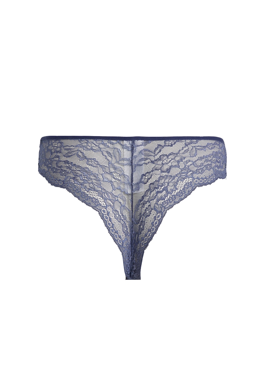 Kadın Mor Dantel Brazilian Külot