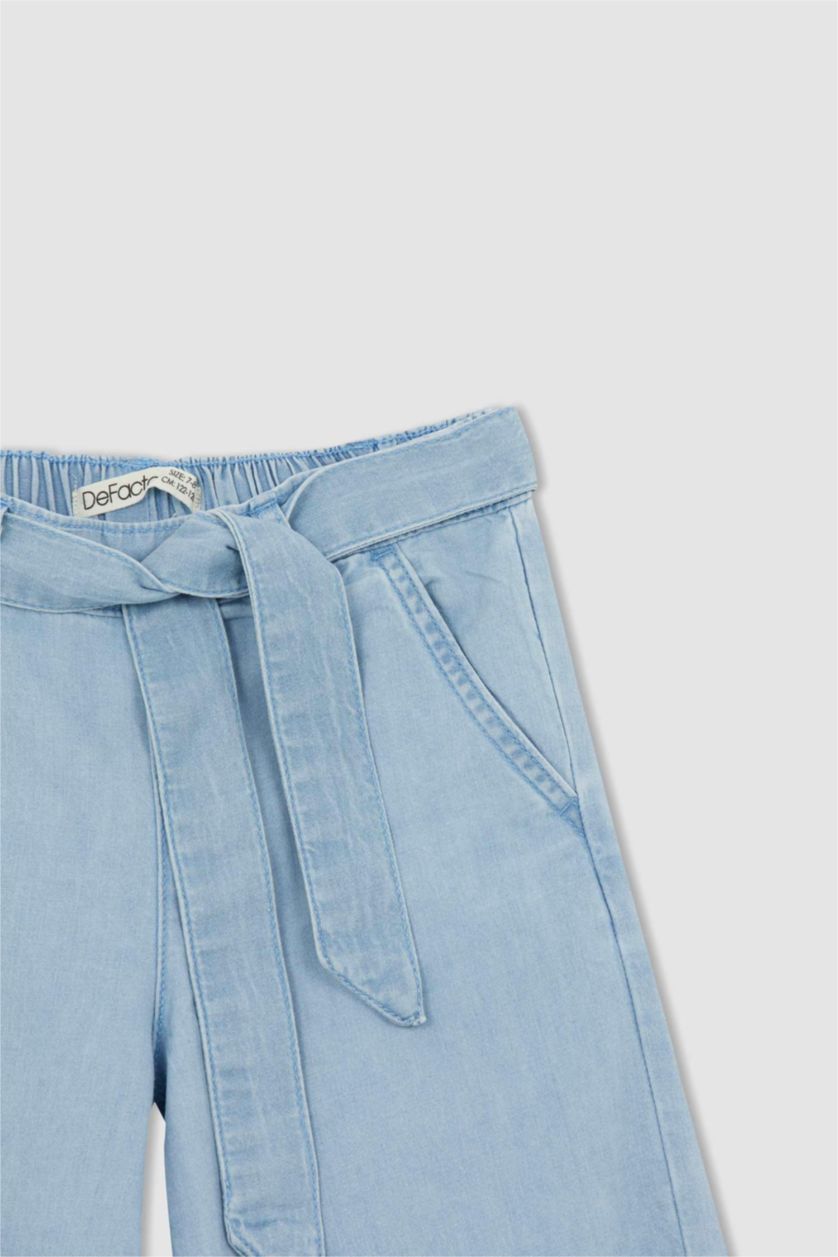 GIRLS & TEENS Ice Blue بنطلون كولوت فيت