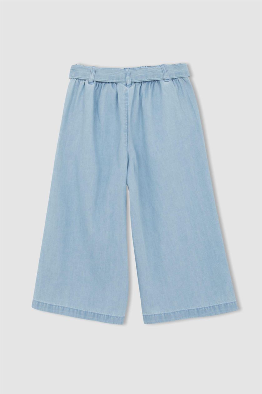 GIRLS & TEENS Ice Blue بنطلون كولوت فيت