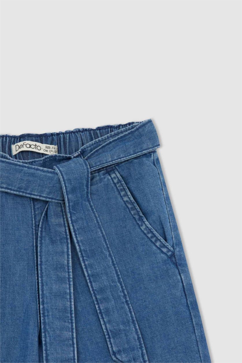 GIRLS & TEENS Blue بنطلون كولوت فيت