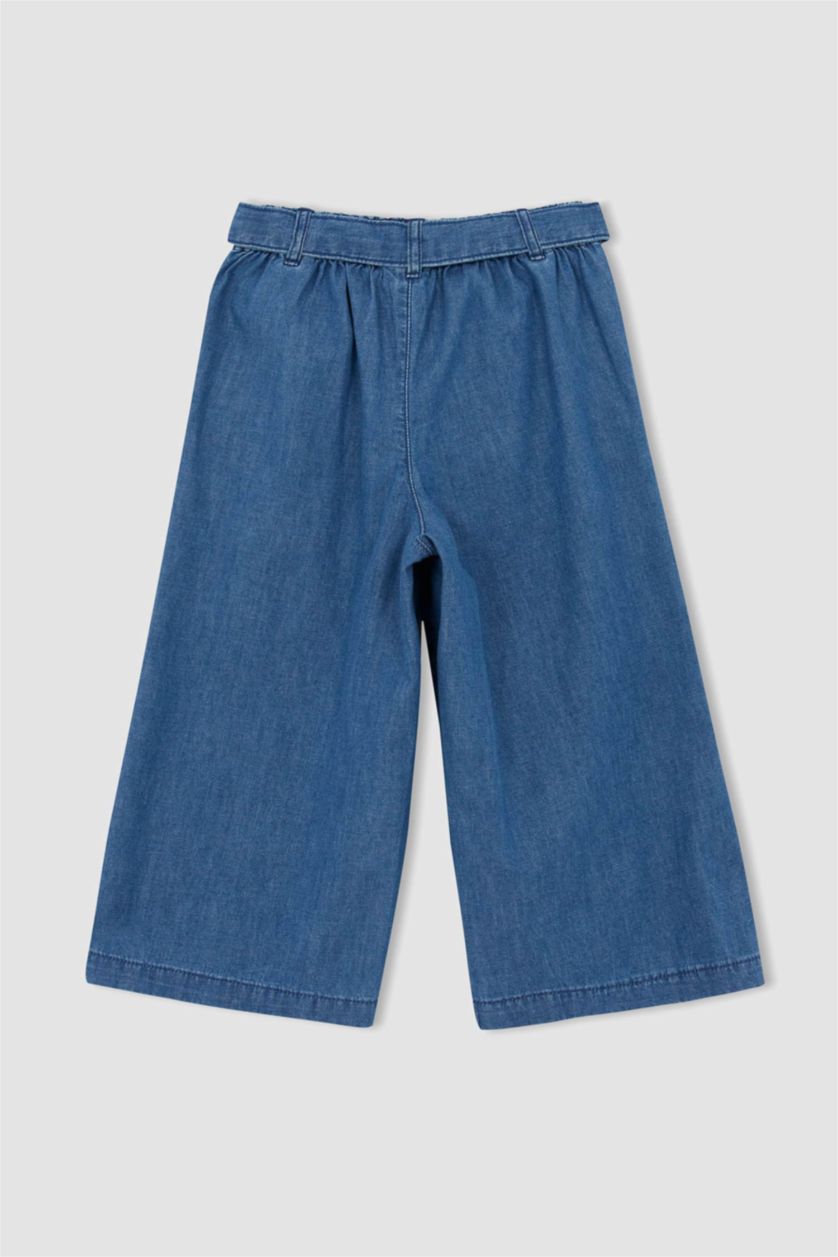GIRLS & TEENS Blue بنطلون كولوت فيت