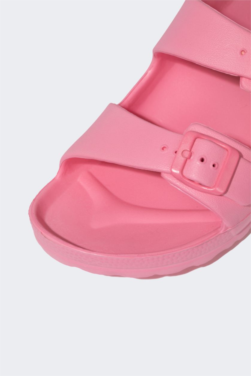 WOMAN Pink Woman Flat Sole Slipper