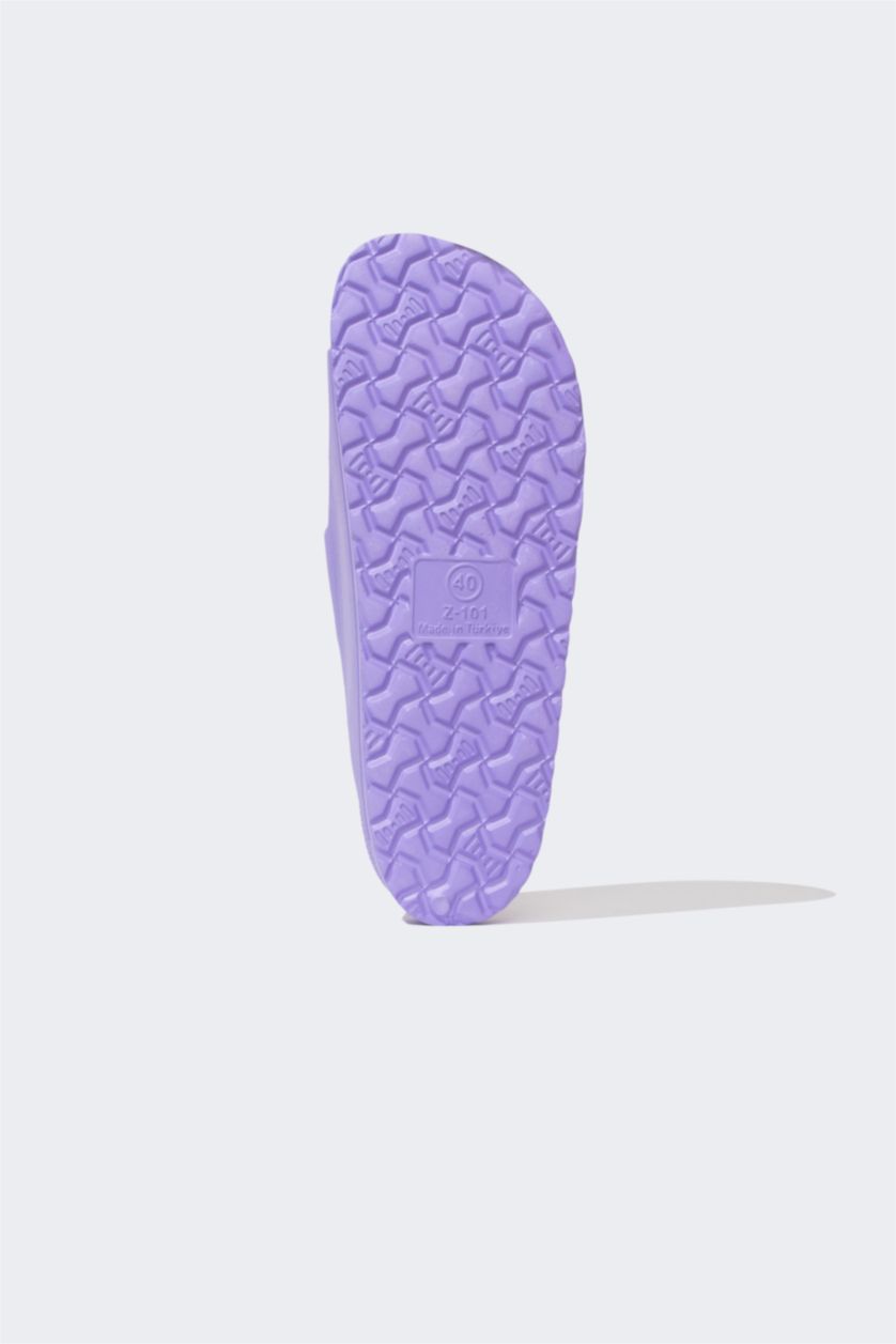 Женщины Сиреневый Сланцы Eva на двойном ремешке для женщин