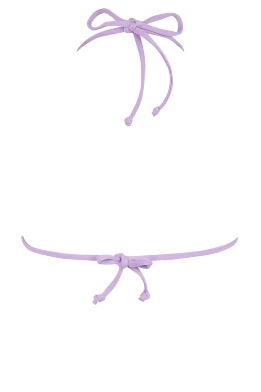 WOMAN Lilac Regular Fit Triangle Bikini Top