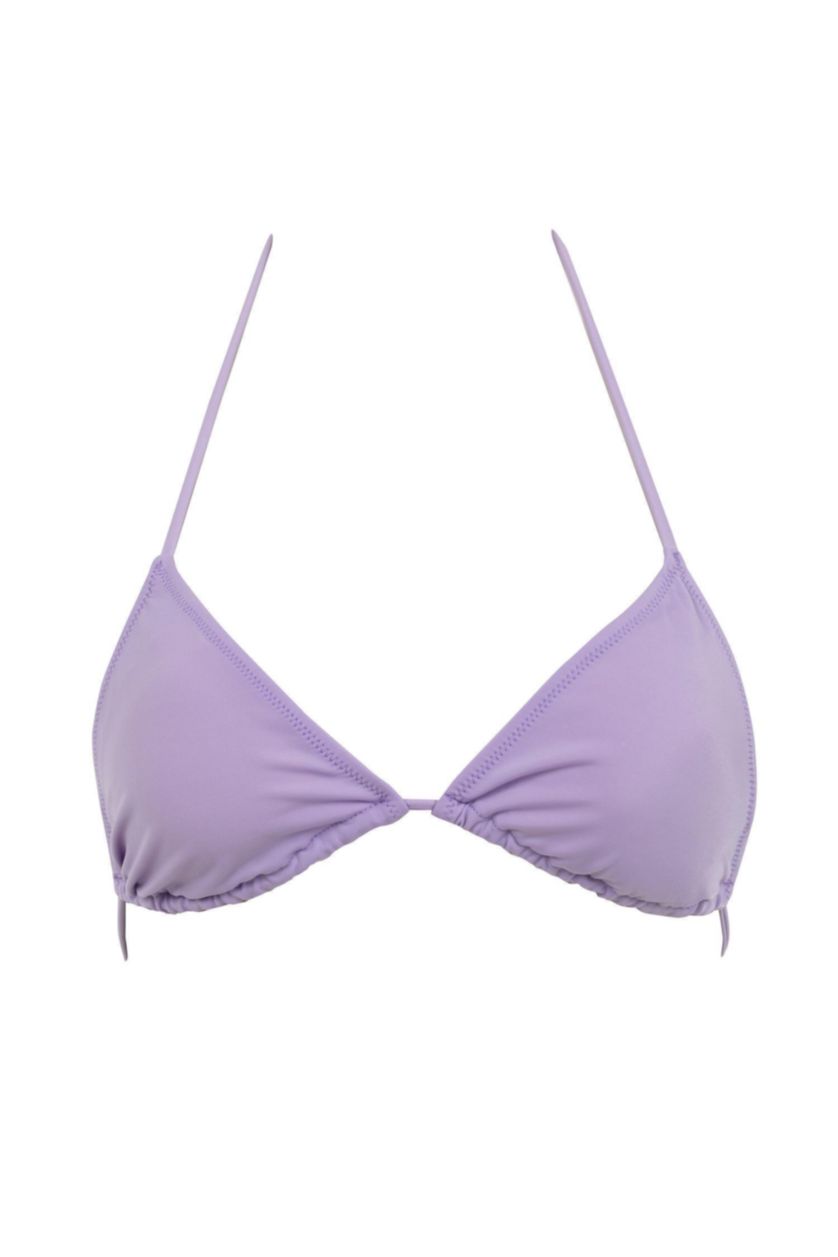 WOMAN Lilac Regular Fit Bikini Top
