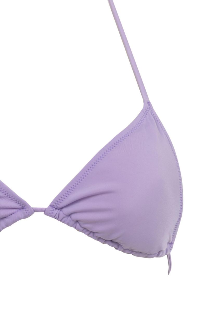WOMAN Lilac Regular Fit Bikini Top