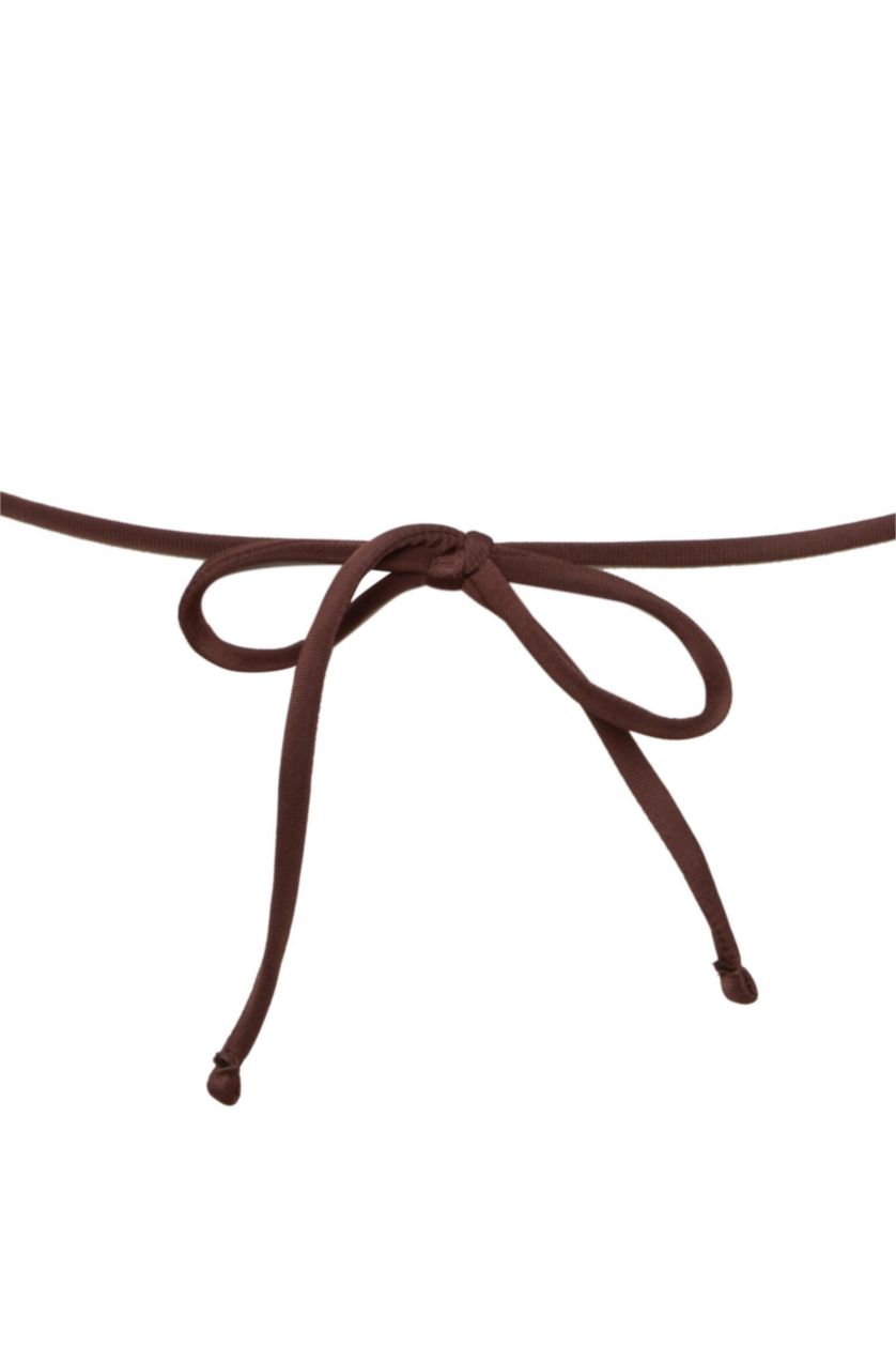 WOMAN Brown Regular Fit Bikini Top