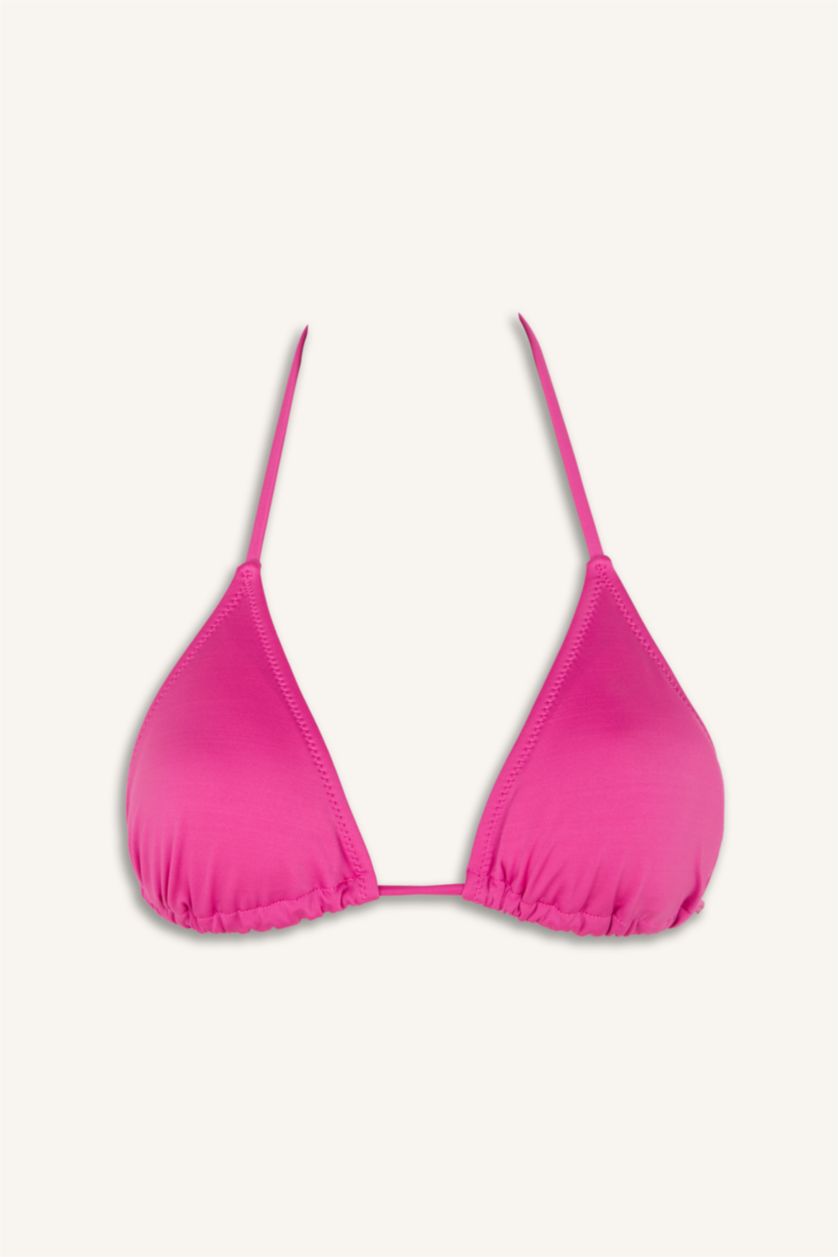 Kadın Fuşya Üçgen Bikini Üstü