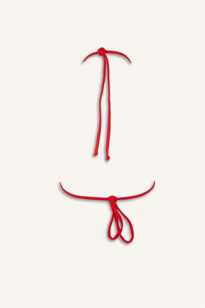 Women Red Bikini Top