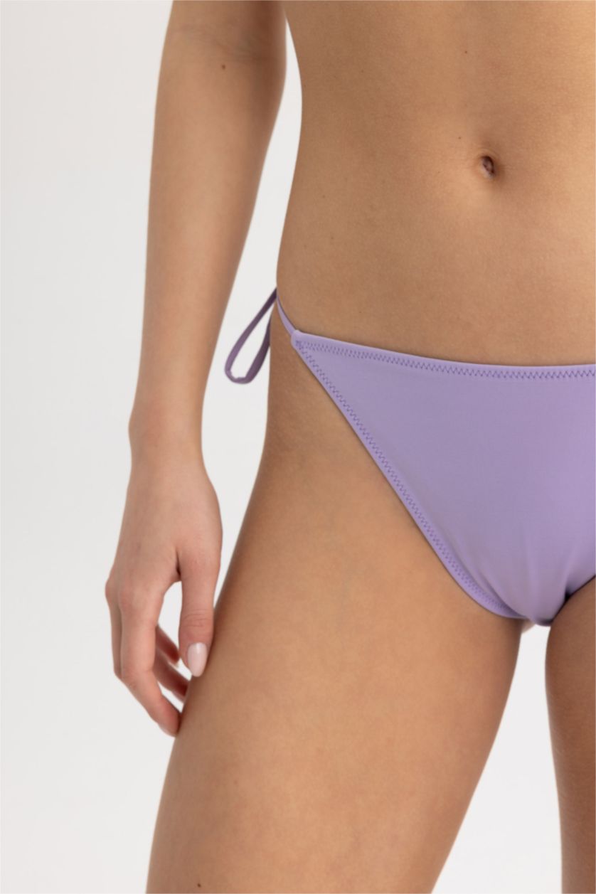 Kadın Lila Regular Fıt Bikini Alt