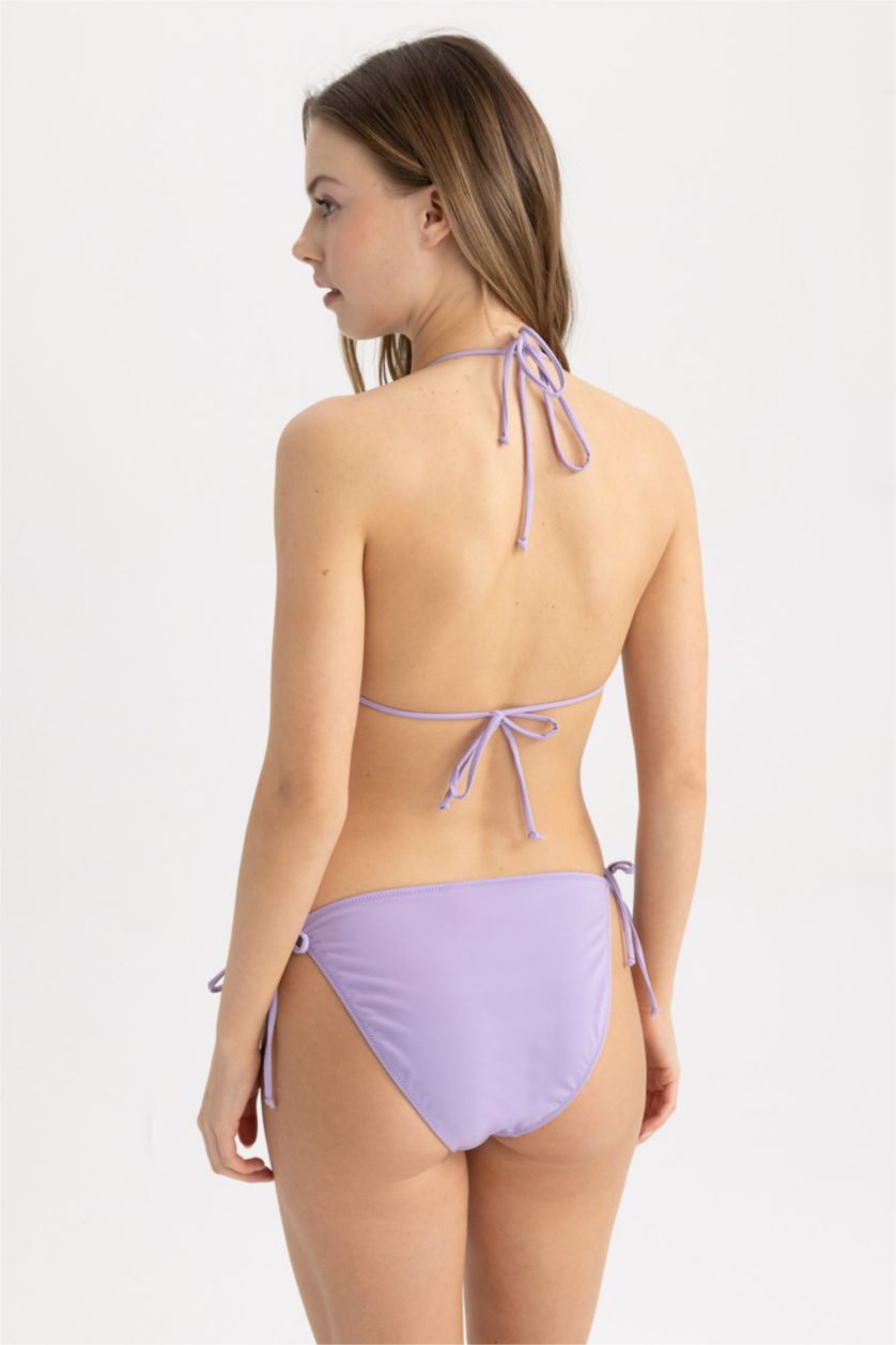 Kadın Lila Regular Fıt Bikini Alt