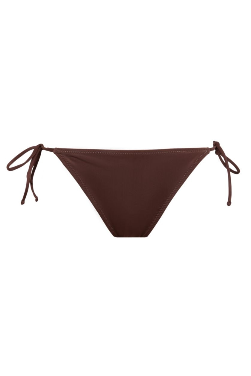 Woman Brown Fall in Love Regular Fit Bikini Bottom
