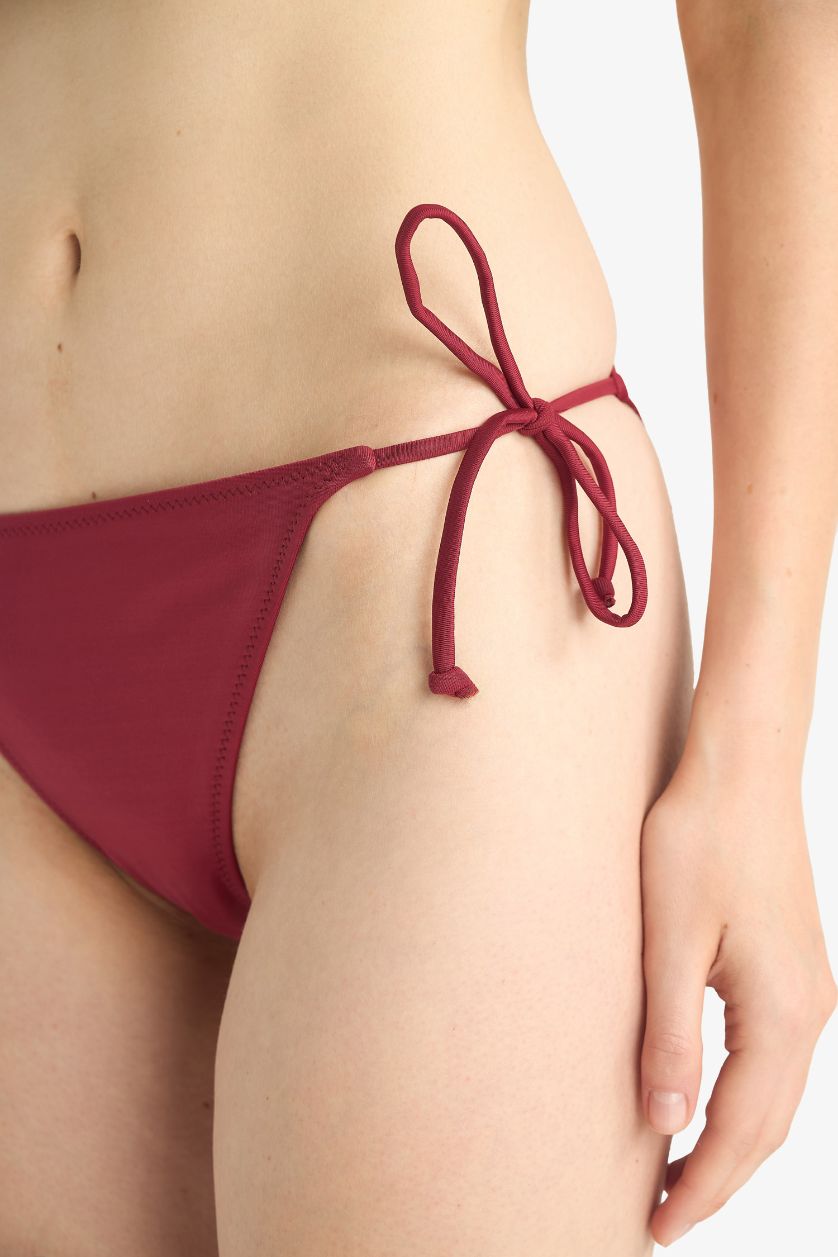 Kadın Bordo Regular Fit Bikini Altı