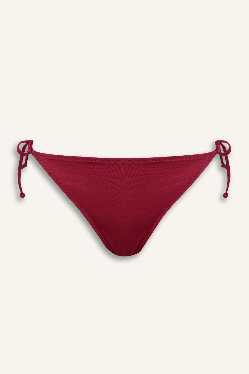 Kadın Bordo Regular Fit Bikini Altı